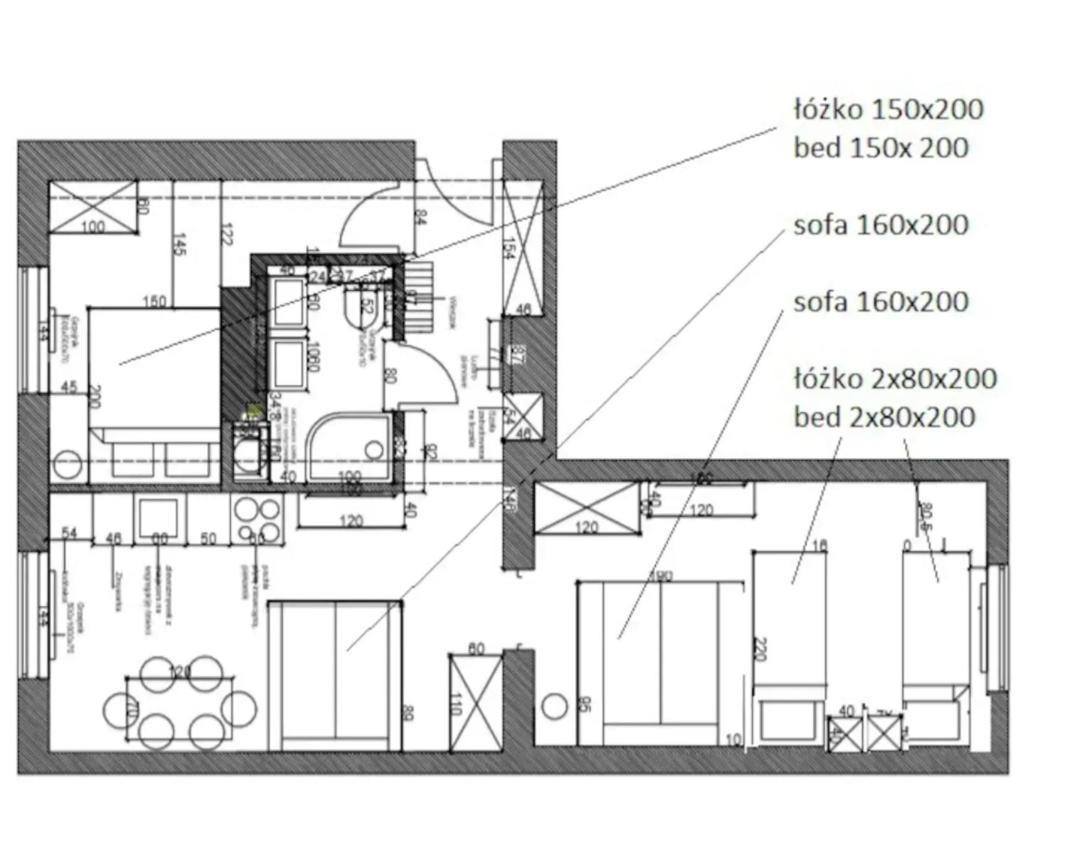 Family Luxury Comfort Old Town Apartament, 1-8, 2 Sypialnie I Salon, Parking W Cenie Gdansk Ngoại thất bức ảnh