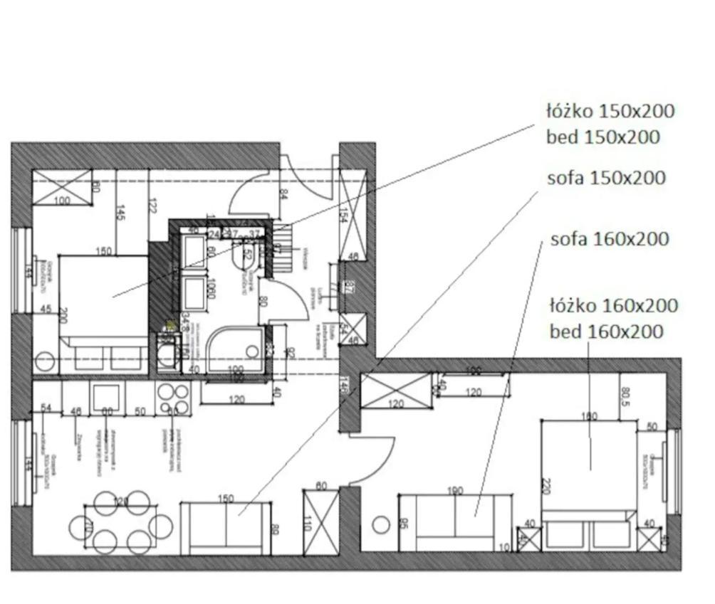 Family Luxury Comfort Old Town Apartament, 1-8, 2 Sypialnie I Salon, Parking W Cenie Gdansk Ngoại thất bức ảnh